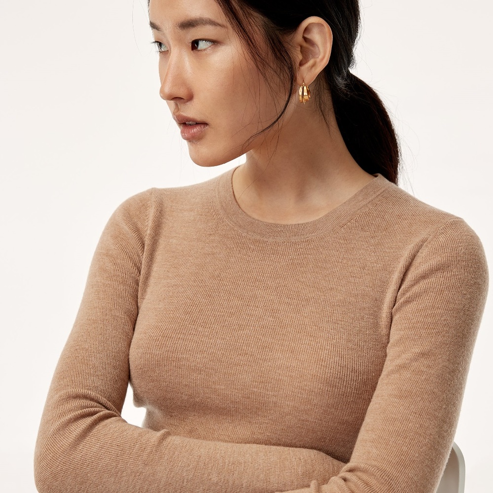 Aritzia Babaton Milo Sweater - Size S, Barolo